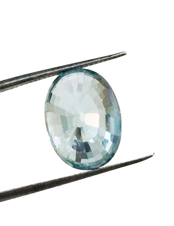 11.25 ratti (9.99 ct) Natural Blue Zircon